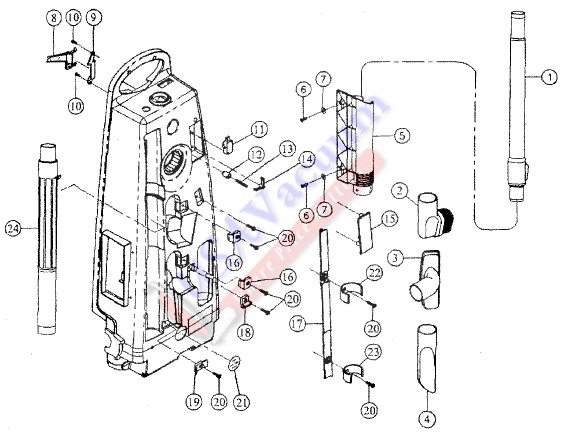 Cirrus CR79 Upright Vacuum Cleaner Parts List & Schematic Cirrus CR79 Upright Vacuum Cleaner Parts List & Schematic