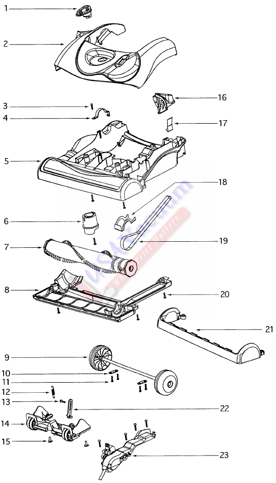 Vacuum Cleaner Part Eureka Smart Vac Belt For 4800 Series Models 4870 4872 4874 