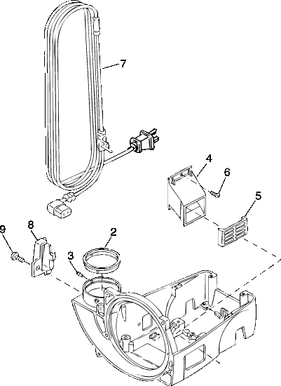 Kirby Generation V (G5) Base Pan Assembly