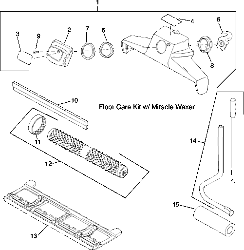 Kirby Generation V (G5) Floor Care Kit with Miracle Waxer