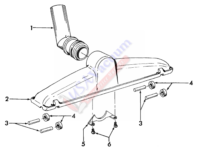 Hoover S2531 Sprint Stick Cleaner Parts List & Schematic