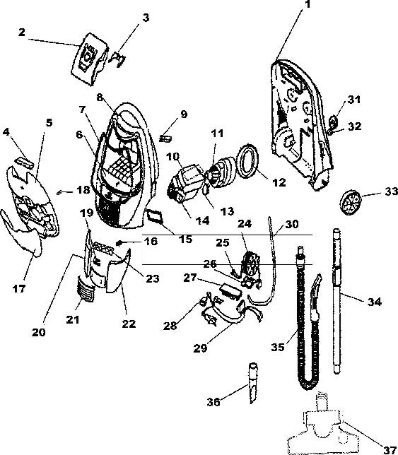 Hoover S3332 Telios Canister Vacuum