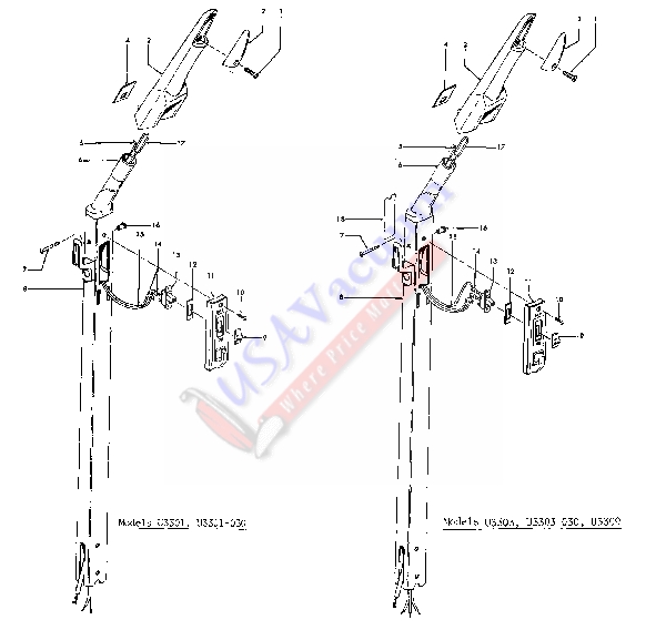 Hoover U3309 - Concept Two Upright Vacuum