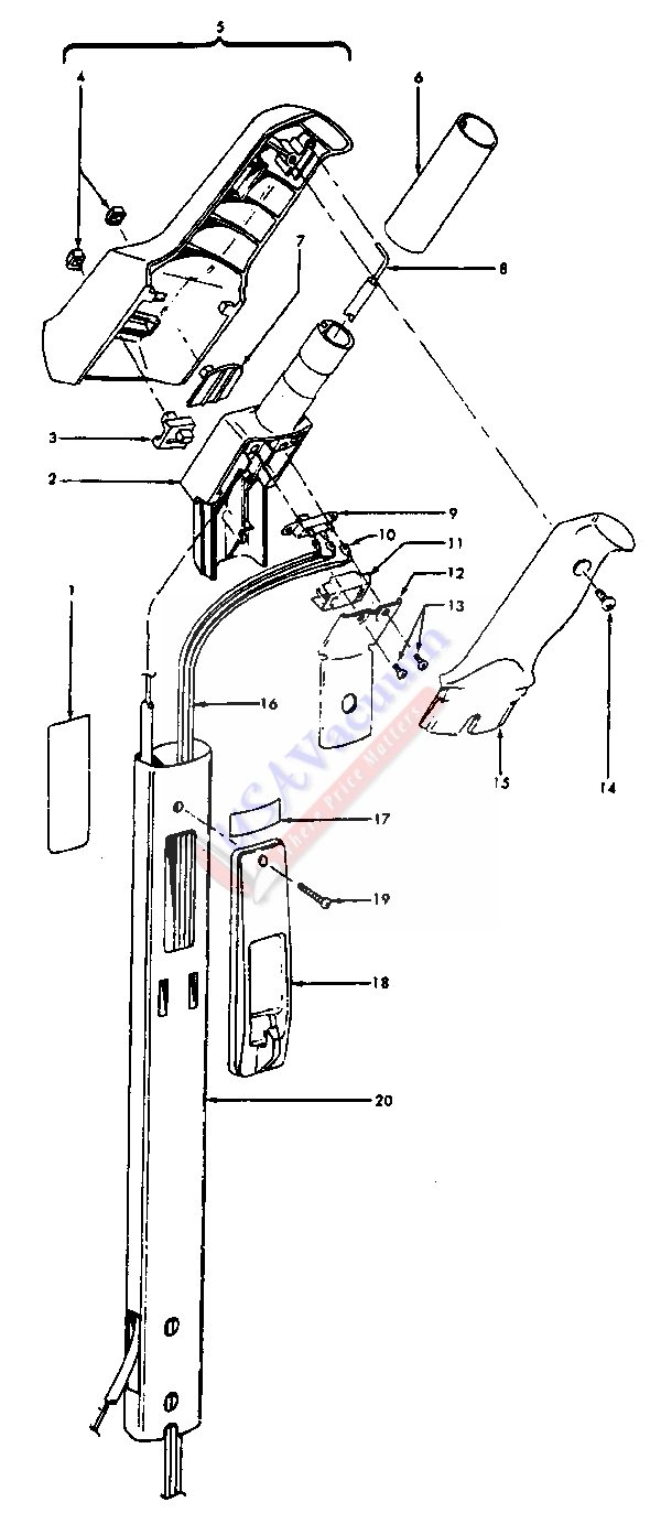 Hoover U3339 - Upright Vacuum