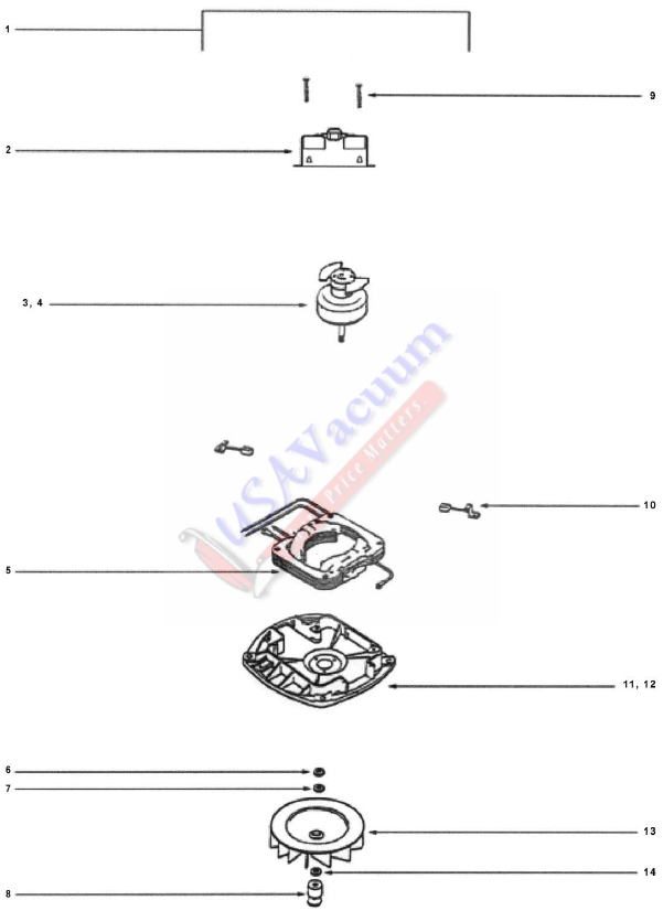 Sanitaire SC689 Lightweight Commercial Upright Vacuum Cleaner Parts List & Schematic