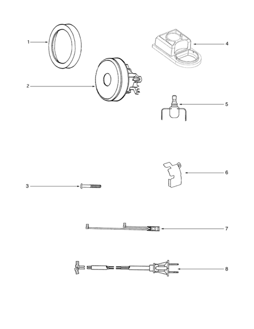 Sanitaire SC3683 Might Mite Whirlwind Canister Vacuum Cleaner Parts List & Schematic