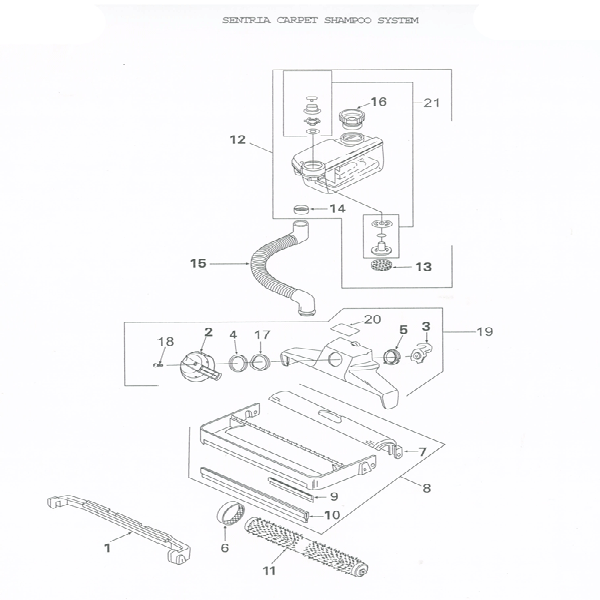 Kirby Sentria (G10) Carpet Shampoo System