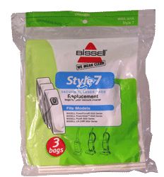 Bissell Paper Bag Style "1&7" 3pk ES 32120