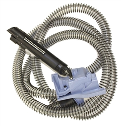 HOOVER HOSE W/TRUNNION CLEAR WITH BLUE TRIM | 304335001