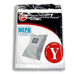 Hoover "Y" Hepa Paper Bag  Windtunnel Filtrete 2 Pack | AH10040*