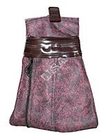 Kirby Cloth Bag W/ Latch Burgundy Collar G5 190097