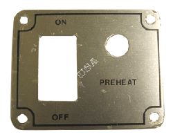 Thermax Preheat Switch Plate 06-483-01