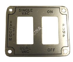 Thermax Vac Pump Switch Plate 06-483-00