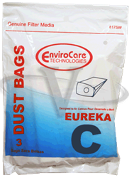 Eureka Bag Paper Style C Mighty Mite 3pk Repl