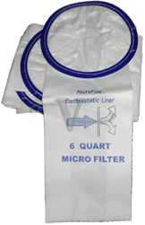 Proteam Aggresor Paper Bag 6 Quart MIcro Filter Replacement