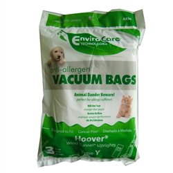 Hoover "Y"  Paper Bag Allergen  Replacement 3 Pack Envirocare A856