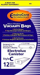 Electrolux Bag Canister 12 Pack Micro Envirocare EXR-1455