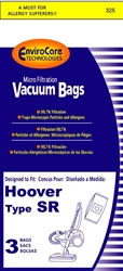 Hoover "SR" Paper Bag Replacement Pkg of 3  325