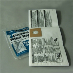 Shop Vac Bag Paper Type C QAL80 QS50 3 Pack 906690-0