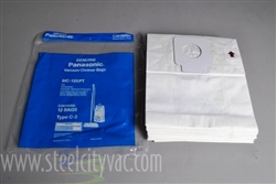 Panasonic Bag Paper Type C And C3 12 Pack MC125PT