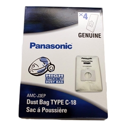 Panasonic Type C-18 Paper Bag 4 Pack | AMC-J3EP