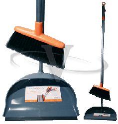 Casabella Upright Sweep Set Graphite & Orange