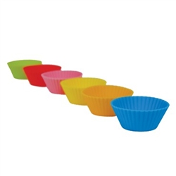 Casabella Muffin Cups Mini 2" Silicone Set Of 12